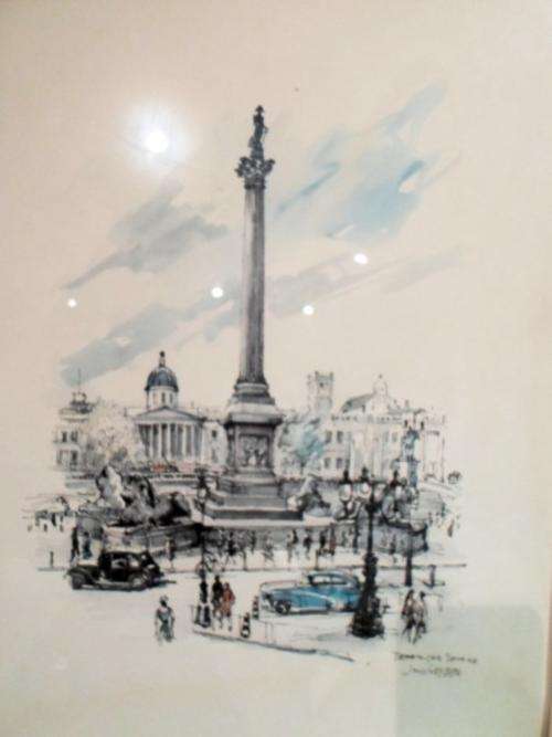 Jan K - Trafalgar square - A lovely print -giveaway price!!